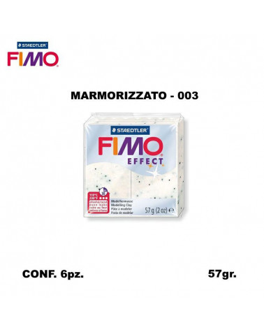 STAEDTLER PASTA FIMO EFFECT 8020-003 MARMORIZZATO [6PZ]