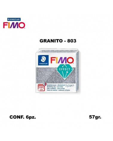 STAEDTLER PASTA FIMO EFFECT 8020-803 GRANITO [6PZ]