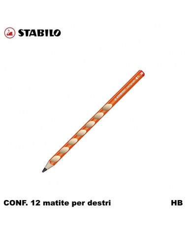 STABILO MATITA EASY GRAPH PER DESTRI ARANCIO  [12PZ]