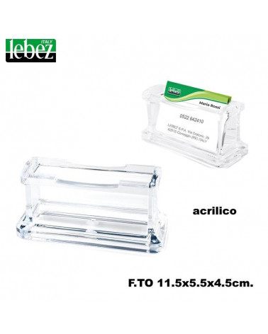 LEBEZ PORTABIGLIETTI VISITA PLEXI