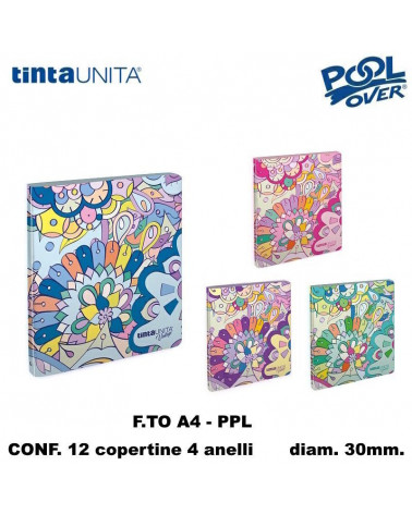TINTA UNITA VINTAGE COP.ANELLI A4 PPL 030 [12PZ]