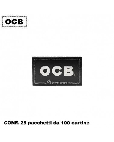OCB CARTINE CORTA DOPPIA NERA 100PZ x [25CF] (2500)