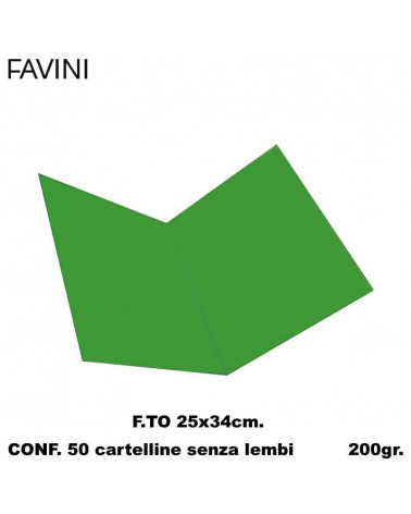 FAVINI CARTELLE ATTI VERDE [50PZ]