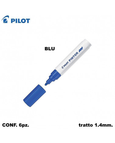 PILOT PINTOR MEDIO PENNARELLO BLU [6PZ]