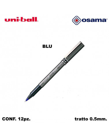 OSAMA ROLLER UNI BALL DE LUXE 12PZ. BLU MICRO
