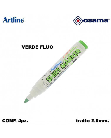 OSAMA MARCATORE PER STOFFA FLUO.GREEN/VERT T-SHIRT[4PZ]