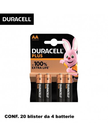 DURACELL STILO X4PZ. BATTERIE [20BL]