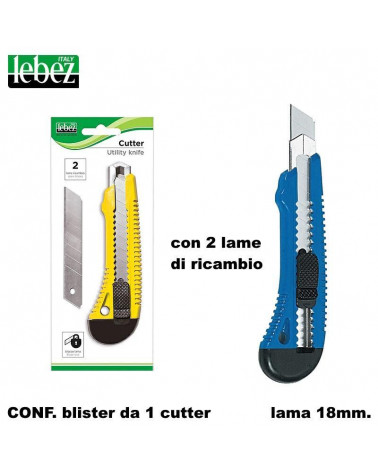 LEBEZ CUTTER BLOCCALAMA BLISTER 9001B