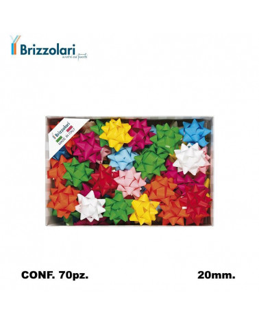 BRIZZOLARI COCCARDA 3223-99 MM20 70PZ. GRANDE ASSORTITO-PASTELLO PRI