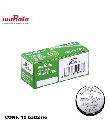 BATTERIE SR626SW 377  [10PZ]