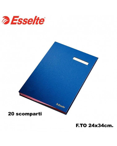 ESSELTE LIBRO FIRMA 20 SCOMPARTI 24x34