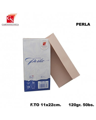 GS BUSTE PERLA NUDE 50PZ.120GR.11X22