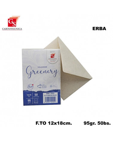 GS BUSTE GREENERY ERBA 50PZ.95GR.12X18