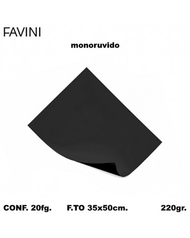 BRISTOL FAVINI MONORUVIDO 35x50 NERO [20FG]