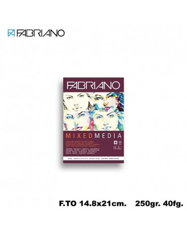FABRIANO MIXED MEDIA 14,8X21 250G.