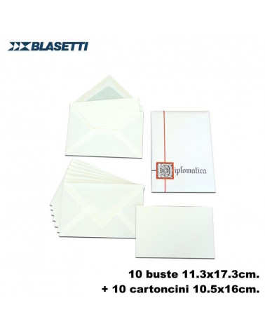 BLASETTI CARTA LETTERE DIPLOMATICA CARTONCINO 0568