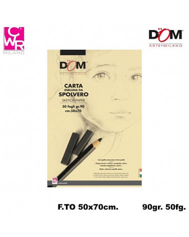 CWR SPOLVERO 50X70 50FG.90GR. BLOCCO