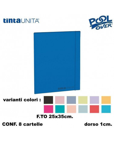 TINTA UNITA EXCELLENT CARTELLA CON ELASTICO 25x35 [8PZ]