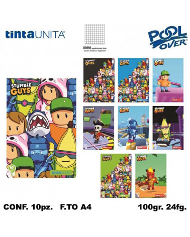 TINTA UNITA STUMBLE GUYS 50 SPECIAL MAXI 100gr.5M [12PZ]