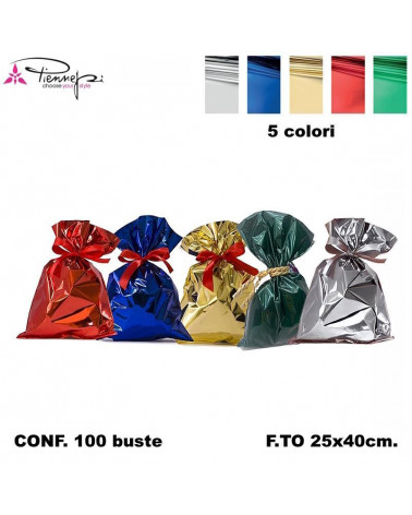 PNP BUSTE REGALO NATALE 25x40  [100PZ]
