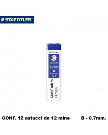 STAEDTLER MINE 0,7  B [12PZ]