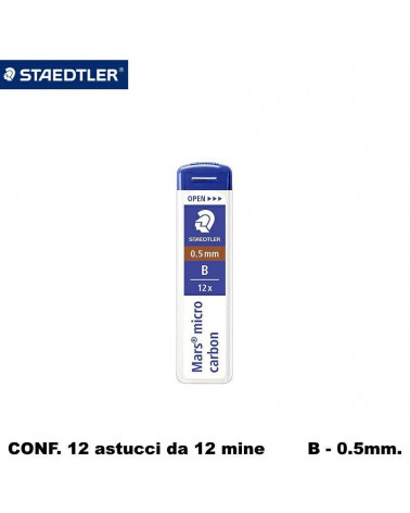 STAEDTLER MINE 0,5  B [12PZ]