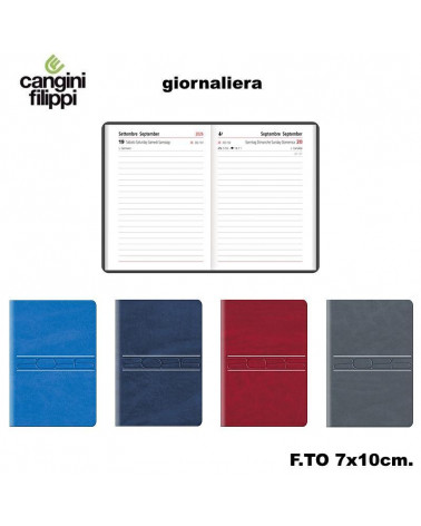 CANGINI FILIPPI AGENDA GIORNALIERA 7X10 115ZT