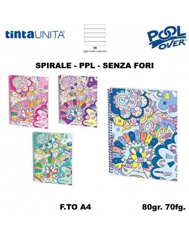 TINTA UNITA VINTAGE MAXI SPIR.PPL NO FORI 70fg.1R