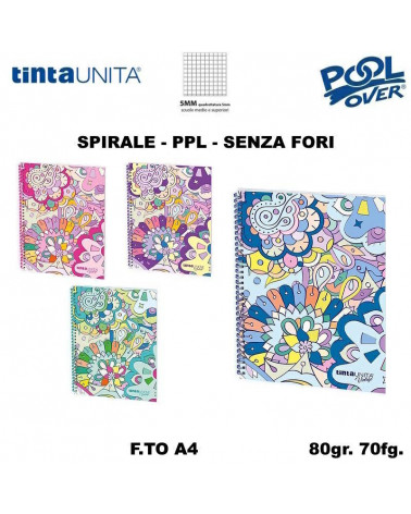 TINTA UNITA VINTAGE MAXI SPIR.PPL NO FORI 70fg.5M
