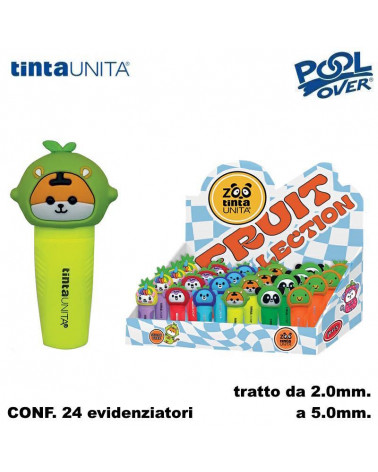 TINTA UNITA ZOO ESP 24 EVIDENZIATORE MINI CON TOPPER