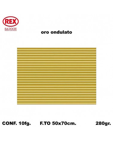 REX GIOCO ONDA 50X70 725 ORO-ONDULATO [10FG]