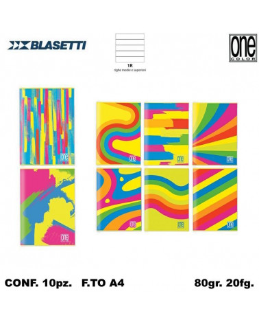 BLASETTI MAXI ONE COLOR FANTAFLUO 80gr.1R [10PZ]