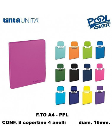 TINTA UNITA EXCELLENT COPERTINA ANELLI PPL 016 8PZ.