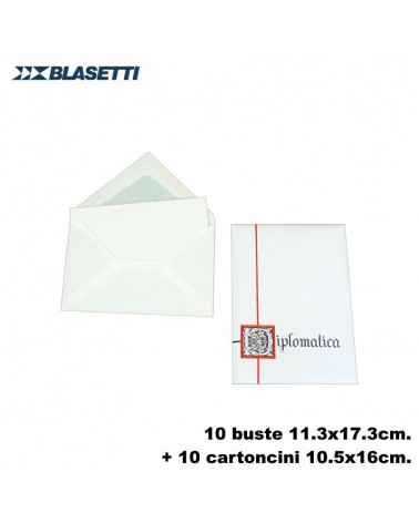 BLASETTI CARTA LETTERE DIPLOMATICA CARTONCINO 0568