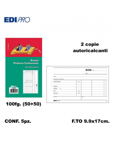 EDIPRO BLOCCO PRELIEVO CARBURANTE 9,9X17 2C. E5326A [5PZ]
