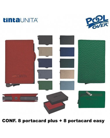 TINTA UNITA ESP 16 PORTACARDS EASY C/BOTTONE - PLUS C/TASCA
