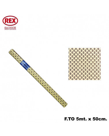 REX ROTOLO LAVABILE 0,50X5MT. CASSETTO-MARRONE