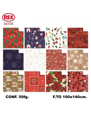 REX CARTA REGALO BIG NA3 50FG.NATALE