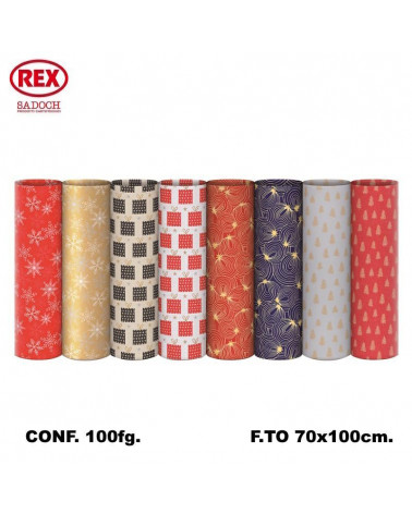 REX CARTA REGALO ECO 40005N 100FG.NATALE