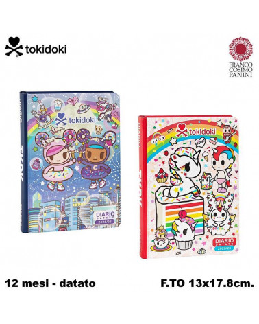 PANINI DIARIO TOKIDOKI 12M. STANDARD 2025/26
