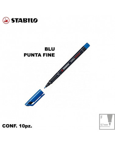 STABILO OHPEN 842 BLU F [10PZ]