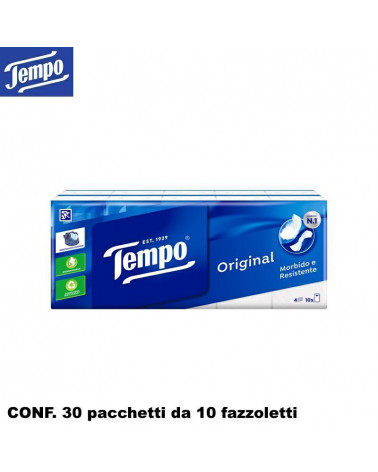 FAZZOLETTI TEMPO 10pz.30cf.