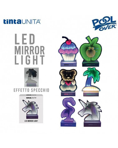 TINTA UNITA LAMPADA LED A SPECCHIO