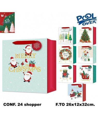 DEDICATO A TE SHOPPER NATALE DELUXE L 32x26x12 [24PZ]