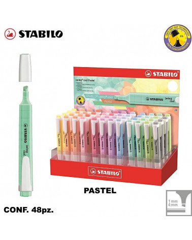 STABILO SWING COOL PASTEL 48pz.EVIDENZIATORE