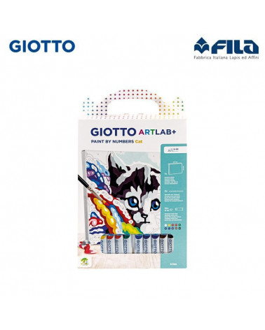 GIOTTO ART LAB PAINT BY NUMBER CAT 582700