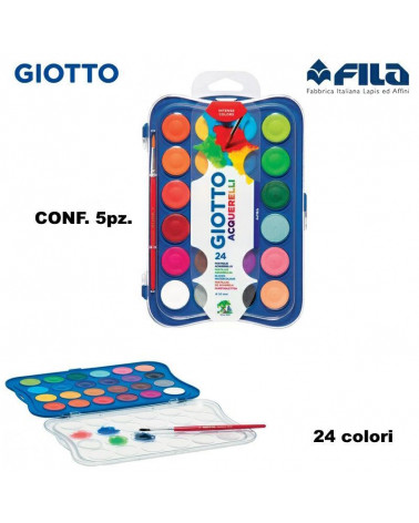 GIOTTO ACQUERELLO 24COL. [5PZ]