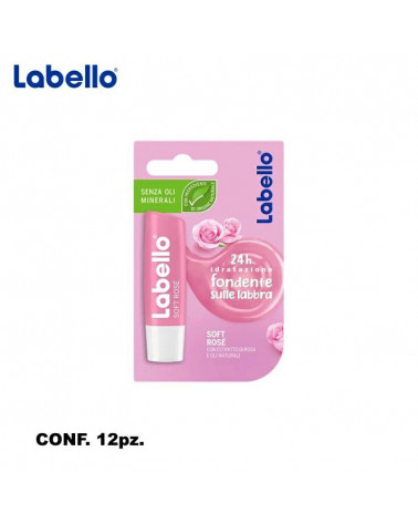 BURRO CACAO LABELLO 12PZ. ROSA