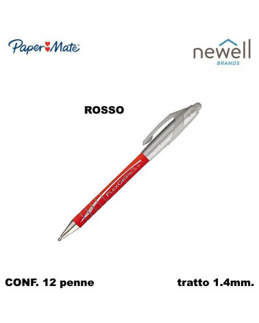 PAPER MATE SFERA FLEXGRIP ELITE  ROSSO-SCATTO [12PZ]