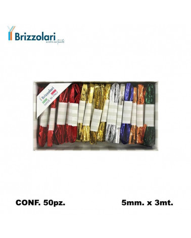 BRIZZOLARI MATASSINA 1114 MM5X3MT.50PZ. CARTA-ASSORTITO-LUCIDO